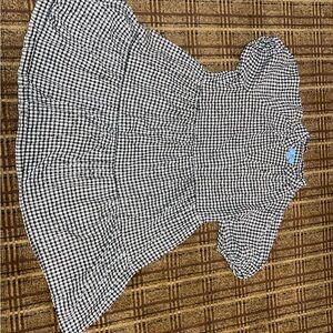 CeCe Gingham Puff Sleeve Dress - Size M